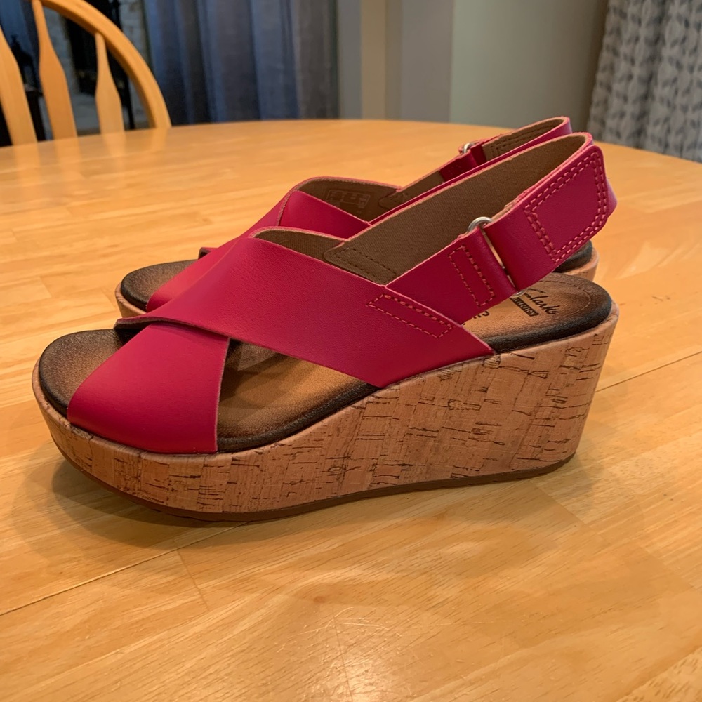 Clarks, 5 M, Fuchsia, Stasha Hale 4